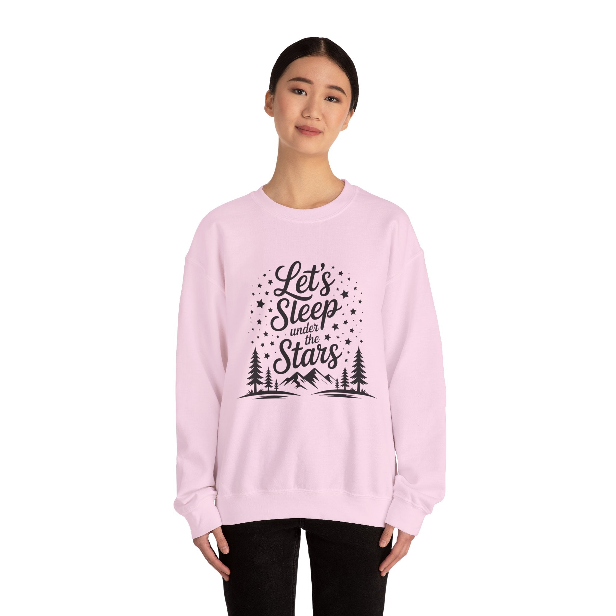 Let's Sleep Under the Stars — Camper Crewneck Sweatshirt