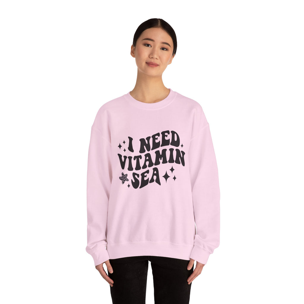 I Need Vitamin Sea - Summer Crewneck Sweatshirt