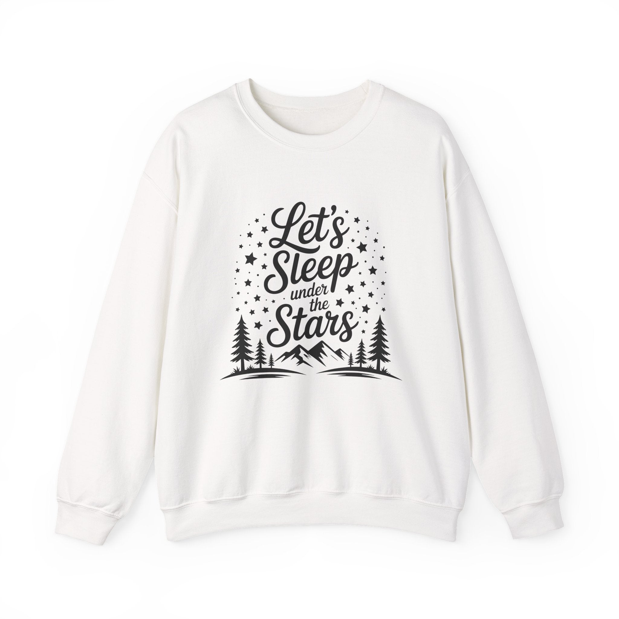 Let's Sleep Under the Stars — Camper Crewneck Sweatshirt