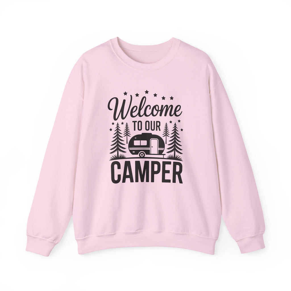 Welcome to Our Camper — Camper Crewneck Sweatshirt