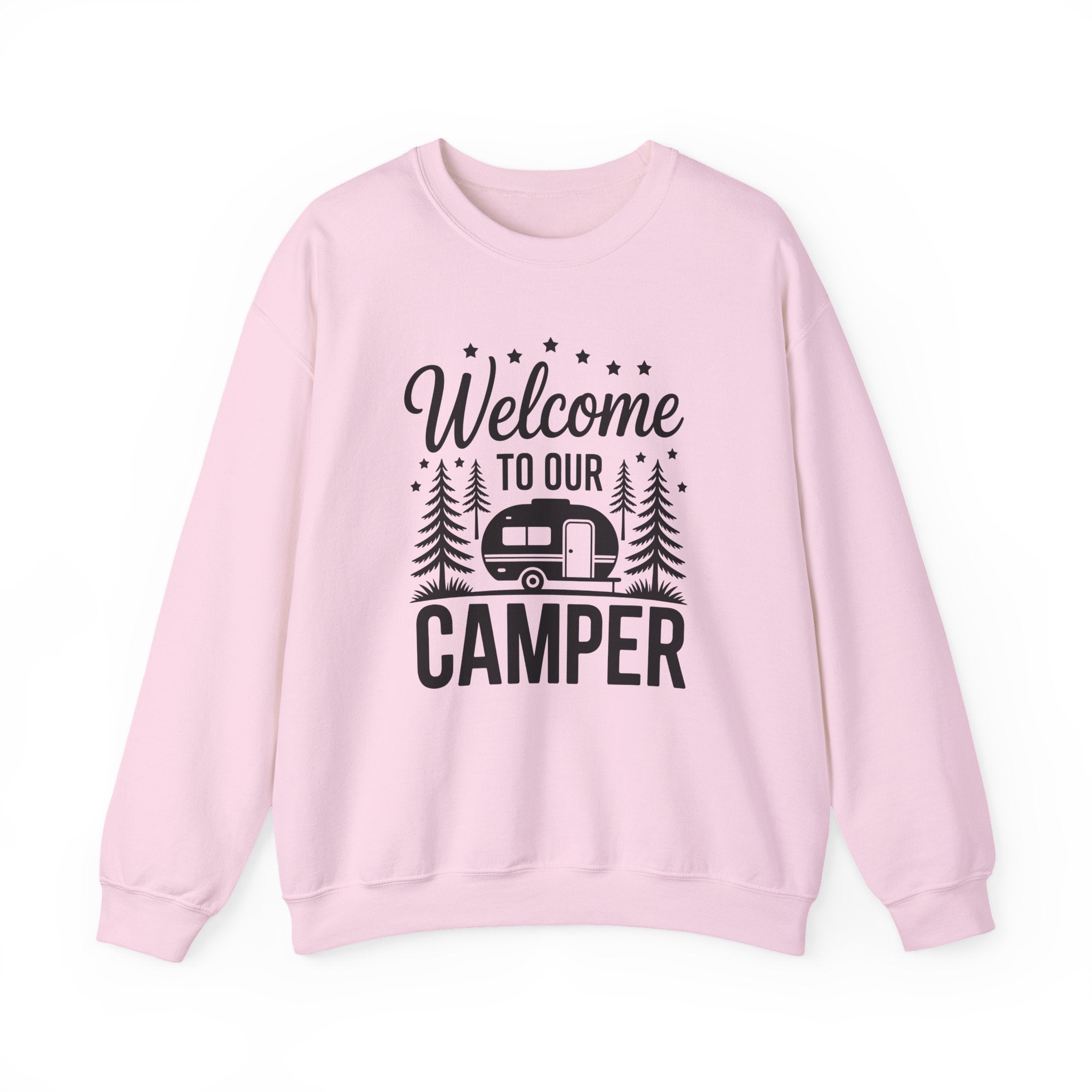 Welcome to Our Camper — Camper Crewneck Sweatshirt