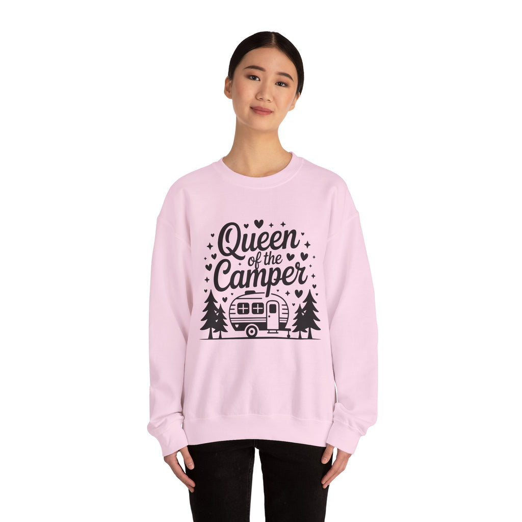 Queen of the Camper — Camper Crewneck Sweatshirt