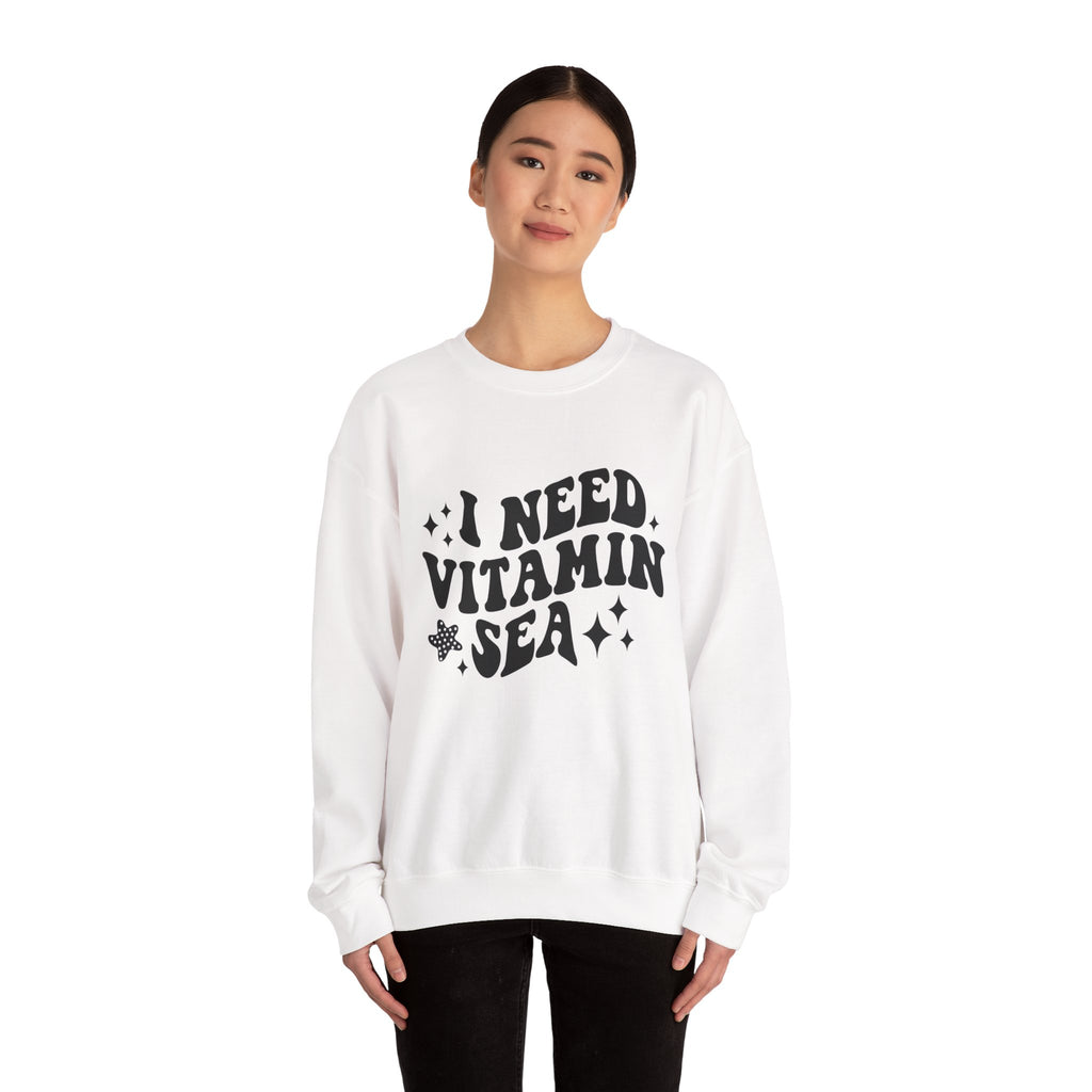 I Need Vitamin Sea - Summer Crewneck Sweatshirt
