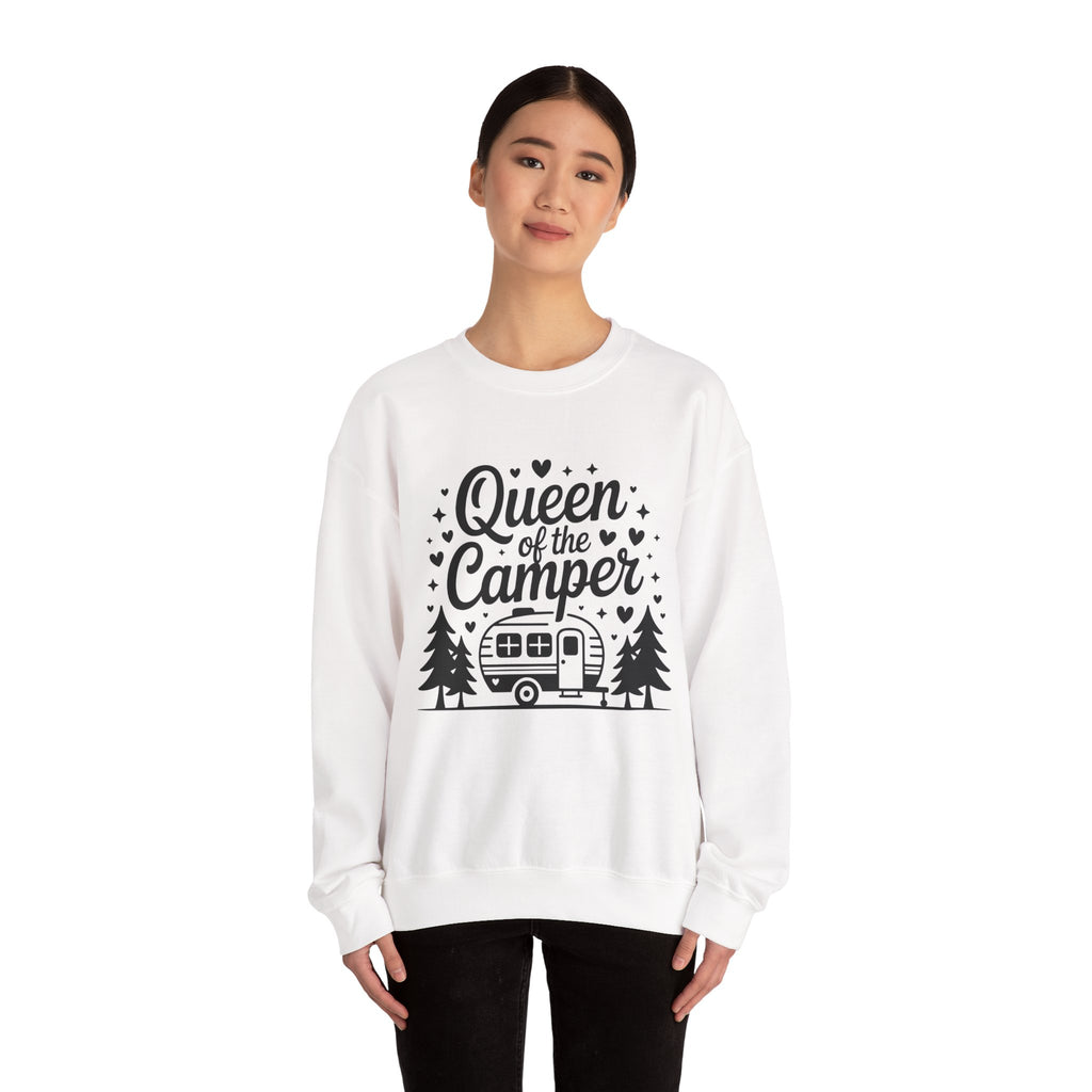 Queen of the Camper — Camper Crewneck Sweatshirt