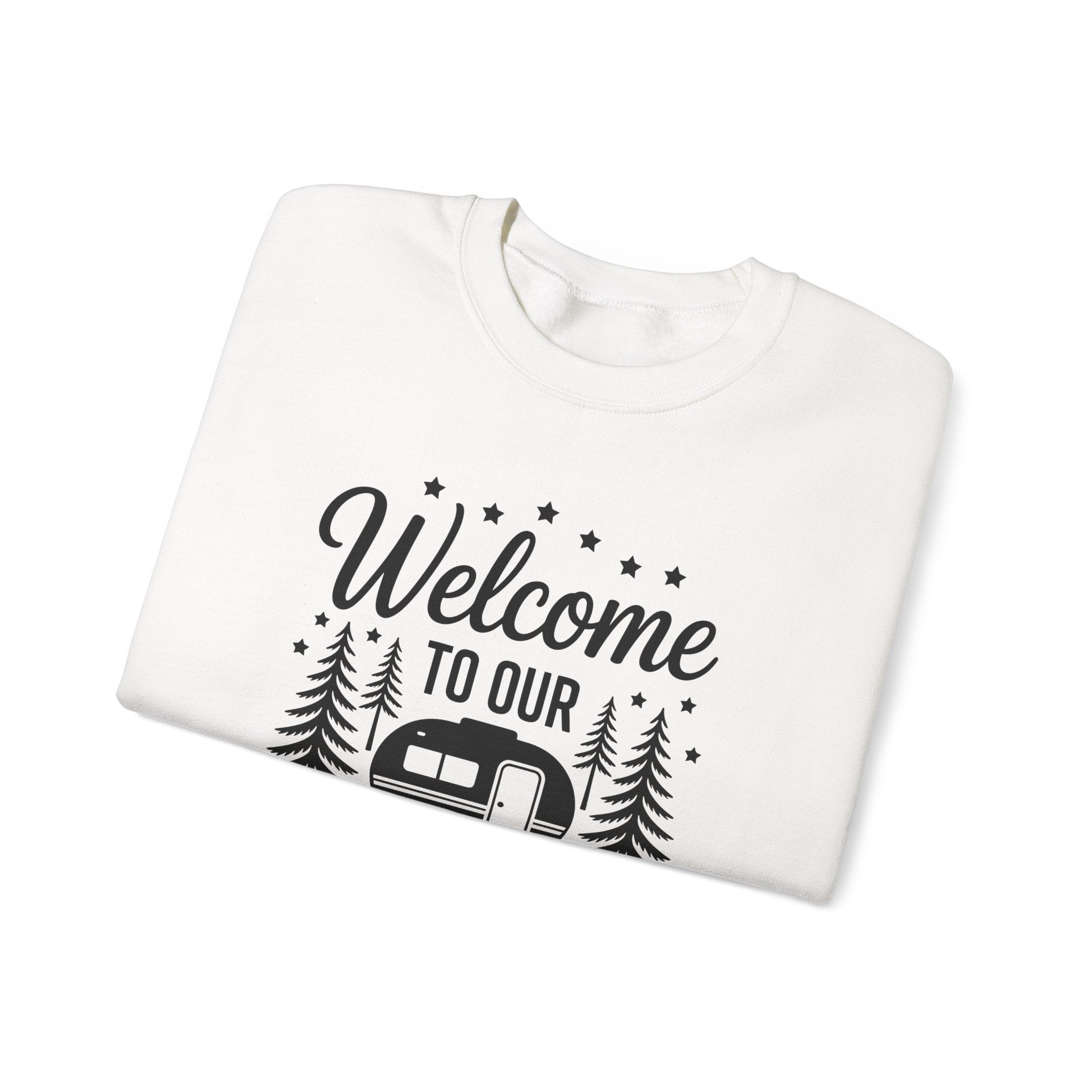Welcome to Our Camper — Camper Crewneck Sweatshirt