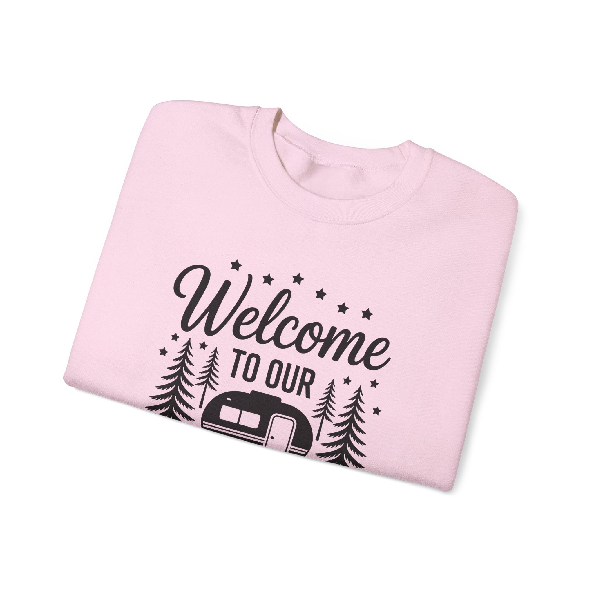 Welcome to Our Camper — Camper Crewneck Sweatshirt