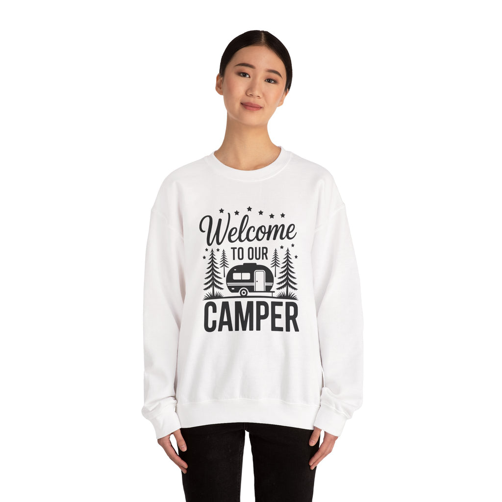Welcome to Our Camper — Camper Crewneck Sweatshirt