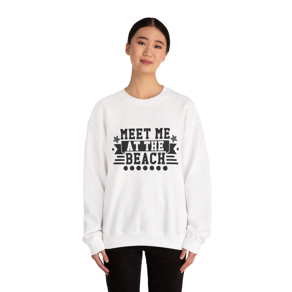 Meet Me at the Beach — Summer Crewneck Sweatshirt