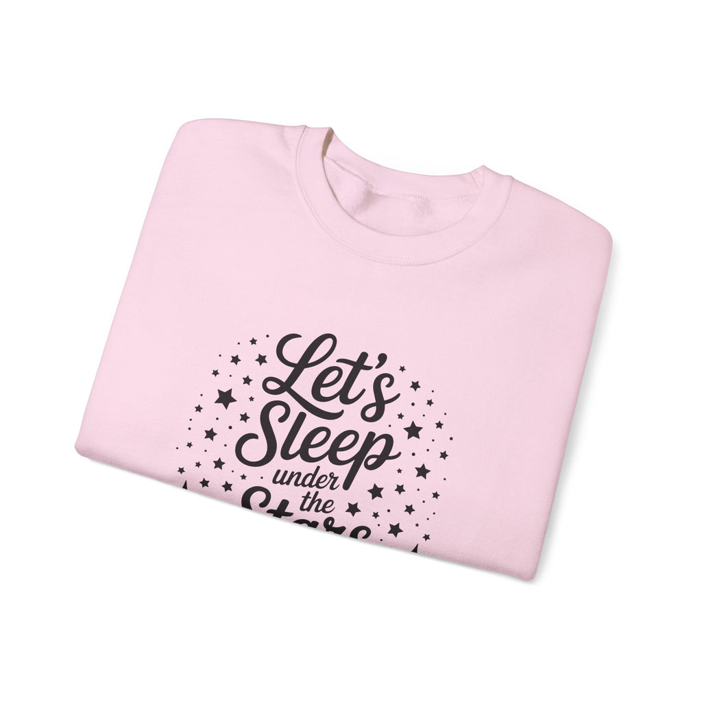 Let's Sleep Under the Stars — Camper Crewneck Sweatshirt