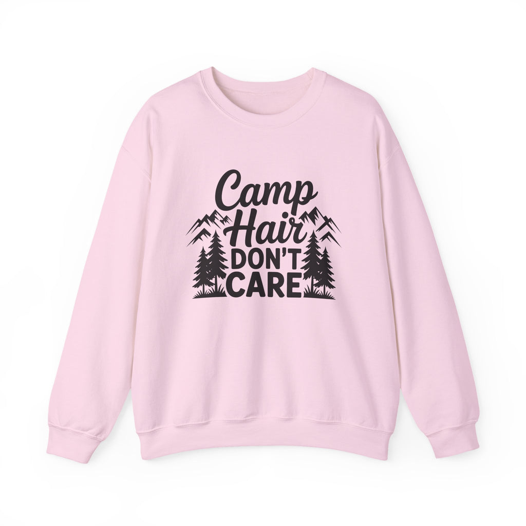Camp Hair Don't Care — Camper Crewneck Sweatshirt