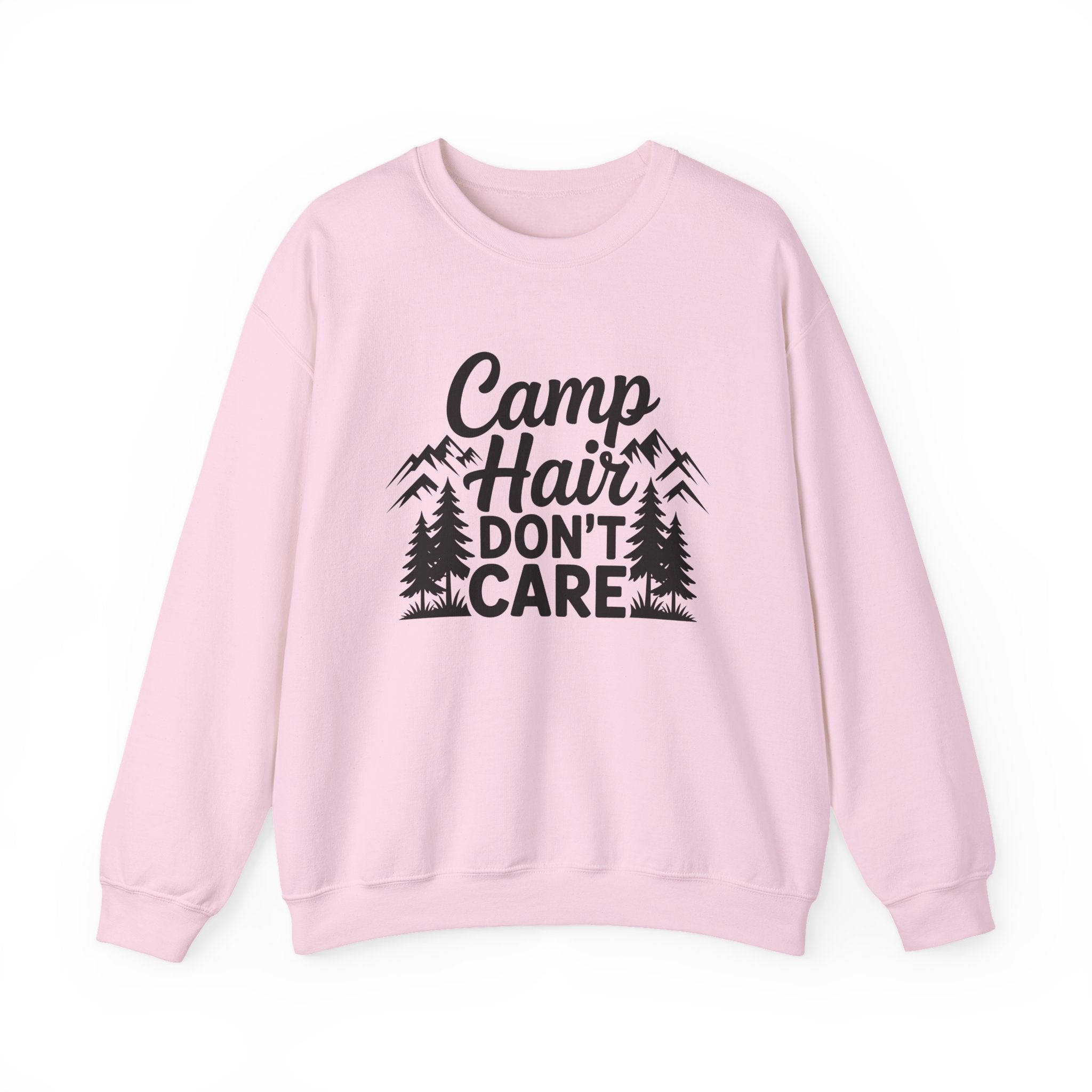 Camp Hair Don't Care — Camper Crewneck Sweatshirt
