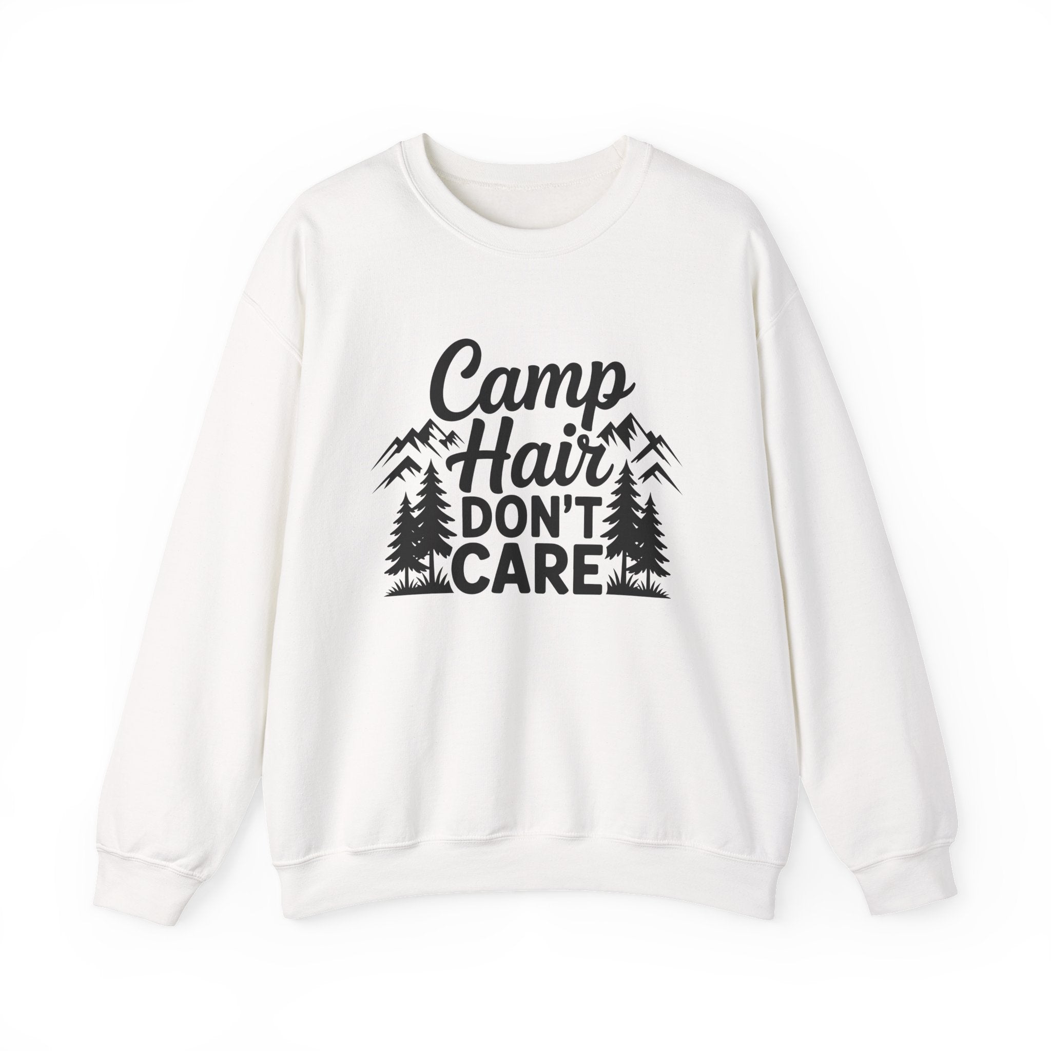 Camp Hair Don't Care — Camper Crewneck Sweatshirt
