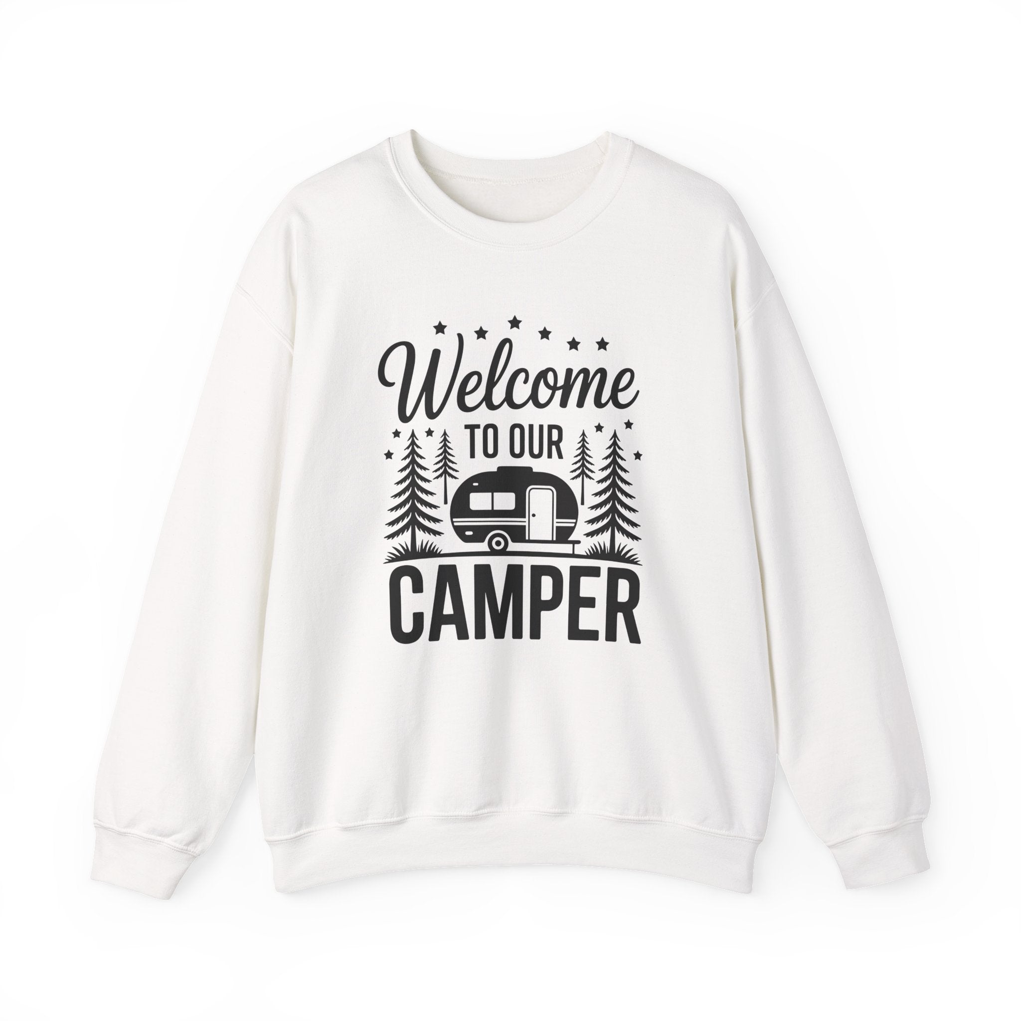 Welcome to Our Camper — Camper Crewneck Sweatshirt
